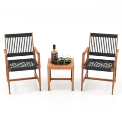 Tangkula 3 PCS Solid Acacia Wood Patio Set All-Weather Rope Woven Chair Garden Poolside 19 Tangkula 3 PCS Solid Acacia Wood Patio Set All-Weather Rope Woven Chair Garden Poolside -Tangkula Shop GUEST 60dbd61a fa24 4dd5 a9c2 b8c9abc7e644