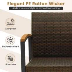 Tangkula 3-Piece Patio Furniture Set: PE Wicker Conversation Set with Acacia Wood Table 13 Tangkula 3-Piece Patio Furniture Set: PE Wicker Conversation Set with Acacia Wood Table -Tangkula Shop GUEST 634b6e3c 93a8 4464 87bc f8b48f9dcbc0