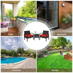 Tangkula 3-Piece Patio Wicker Storage Table & Chair Set Outdoor Conversation Set Red/Turquoise 9 Tangkula 3-Piece Patio Wicker Storage Table & Chair Set Outdoor Conversation Set Red/Turquoise -Tangkula Shop GUEST 636c2d37 f898 4fe4 9f2b 0525125964bd