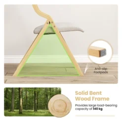 Tangkula Folding Dining Chairs Set Of 4 Wooden Table Chairs W/ Padded Seat Modern Grey & Natural 14 Tangkula Folding Dining Chairs Set Of 4 Wooden Table Chairs W/ Padded Seat Modern Grey & Natural -Tangkula Shop GUEST 64fd58cd f6ce 4b5f 8ffb dd9af68437a1