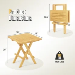 Tangkula Patio Folding Side Table W/X-shaped Legs Slatted Tabletop For Backyard Outdoor 15 Tangkula Patio Folding Side Table W/X-shaped Legs Slatted Tabletop For Backyard Outdoor -Tangkula Shop GUEST 67397fe1 ea95 436e bb73 c62558e7b524