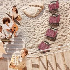 Tangkula Set Of 4 Patio Folding Web Chair Set Portable Beach Camping Chair Red -Tangkula Shop GUEST 6a53ddb9 9fdb 462d bc87 2f73f06ce336