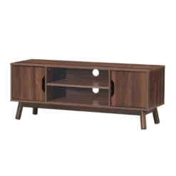 Tangkula TV Stand Storage Media Console For TV’s Up To 50’’ Wooden Entertainment Center W/Shelves Brown/Black/White -Tangkula Shop GUEST 6ae61266 df62 4772 b19b 7721f2dd0b0b