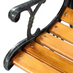 Tangkula Garden Iron Bench - 49" Outdoor Hardwood Porch & Path Chair 13 Tangkula Garden Iron Bench - 49" Outdoor Hardwood Porch & Path Chair -Tangkula Shop GUEST 6b302dcd 9b2a 4a7f ad87 d28087f4efd1