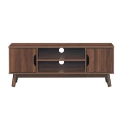 Tangkula TV Stand Storage Media Console For TV’s Up To 50’’ Wooden Entertainment Center W/Shelves Brown/Black/White -Tangkula Shop GUEST 6b66978a 3466 41e4 bae3 495203f754bf