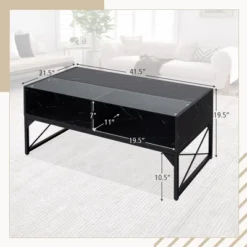 Tangkula High-gloss LED Coffee Table W/ Faux Marble & Tempered Glass Top 4 Storage Cubes 18 Tangkula High-gloss LED Coffee Table W/ Faux Marble & Tempered Glass Top 4 Storage Cubes -Tangkula Shop GUEST 6cc56914 0a7a 46de b6ba ccd2cd431e2b