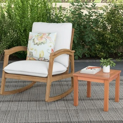 Tangkula Outdoor Adirondack Side Table 18" Square End Table W/ Slatted Tabletop 3 Tangkula Outdoor Adirondack Side Table 18" Square End Table W/ Slatted Tabletop - Image 3