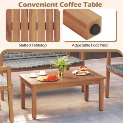 Tangkula 8 Piece PE Rattan Patio Furniture Set with Loveseat and Coffee Table 13 Tangkula 8 Piece PE Rattan Patio Furniture Set with Loveseat and Coffee Table -Tangkula Shop GUEST 6e55b82b 0253 4307 8f4c 7d64d5422947