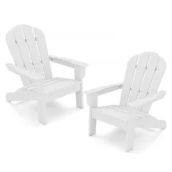 Tangkula 2-Piece Kids Adirondack Chair Set - All-Weather HDPE Outdoor Seating -Tangkula Shop GUEST 6ff01dc7 abb0 4600 9ee5 0fd09f048203