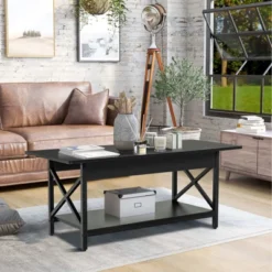 Tangkula Coffee Table Industrial 2-Tier W/ Storage Shelf &Storage Shelf For Living Room 13 Tangkula Coffee Table Industrial 2-Tier W/ Storage Shelf &Storage Shelf For Living Room -Tangkula Shop GUEST 74110952 662e 4ede 96af 8bf398c1b821
