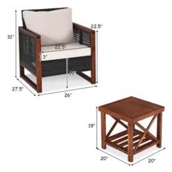 Tangkula 3-Piece Rattan Wicker Outdoor Conversation Set with Acacia Wood Table 15 Tangkula 3-Piece Rattan Wicker Outdoor Conversation Set with Acacia Wood Table -Tangkula Shop GUEST 749e93ab b4d8 4566 a831 cd5269b71431