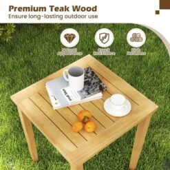 Tangkula 2-Piece Teak Wood Nesting Tables - Space-Saving Outdoor Side Tables 13 Tangkula 2-Piece Teak Wood Nesting Tables - Space-Saving Outdoor Side Tables -Tangkula Shop GUEST 74c7eea2 9af8 4189 a177 2c84d4a39552