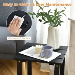 Tangkula 3PCS Patio Adirondack Chair Side Table Set Solid Wood Garden Deck Bistro Set Classic Furniture -Tangkula Shop GUEST 78d950c6 a338 4dc2 93ac 88d1526caac4