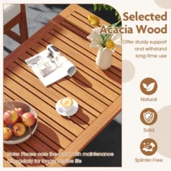 Tangkula 4-Piece Acacia Wood Patio Conversation Set Outdoor Furniture Set W/ 2 Armchairs 16 Tangkula 4-Piece Acacia Wood Patio Conversation Set Outdoor Furniture Set W/ 2 Armchairs -Tangkula Shop GUEST 7a187bcd 74d8 4f12 ae19 f20c54f6e57d 1
