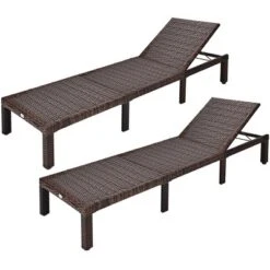 Tangkula 2-Piece Outdoor Rattan Chaise Lounge Set with Turquoise Cushions 10 Tangkula 2-Piece Outdoor Rattan Chaise Lounge Set with Turquoise Cushions -Tangkula Shop GUEST 7a98e79c e26c 45bd 83f1 736809b9327a 1