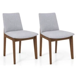 Tangkula Wooden Dining Chairs Of 4 W/ Added Cushions High Curved Back For Dining Room -Tangkula Shop GUEST 7ceed93b 574f 4d96 88d4 835a7dbe490d