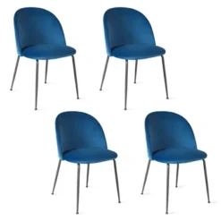 Tangkula Dining Chair Set Of 4 Upholstered Velvet Chair Set W/ Metal Base For Living Room 20 Tangkula Dining Chair Set Of 4 Upholstered Velvet Chair Set W/ Metal Base For Living Room -Tangkula Shop GUEST 7f00559d 5a14 4713 ac17 43632cc440fe