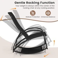 Tangkula Rocking Chair Outdoor 2-in-1 Convertible Lounge Chair With 4-Level Adjustable Backrest Heavy-Duty Aluminum Frame Patio Sun Lounger Rocker 14 Tangkula Rocking Chair Outdoor 2-in-1 Convertible Lounge Chair With 4-Level Adjustable Backrest Heavy-Duty Aluminum Frame Patio Sun Lounger Rocker -Tangkula Shop GUEST 81369b33 72d6 49f5 bfa2 1a09677bc357