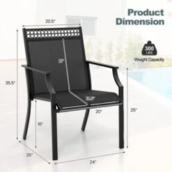 Tangkula 4-Piece All-Weather Patio Dining Chairs with High Back and Armrests 16 Tangkula 4-Piece All-Weather Patio Dining Chairs with High Back and Armrests -Tangkula Shop GUEST 82fff333 363d 465b 9675 8945da73759a