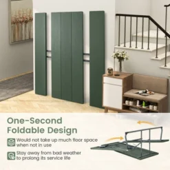 Tangkula 6 FT Folding Picnic Table Set with 2 Benches, All-Weather HDPE Outdoor Dining Set for 8 Persons -Tangkula Shop GUEST 889aeda9 49f9 4792 9500 b6f21b1030e8