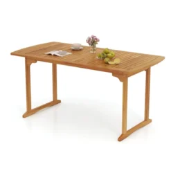 Tangkula Outdoor Wooden Dining Table For 4-6 71" Acacia Wood Table 17 Tangkula Outdoor Wooden Dining Table For 4-6 71" Acacia Wood Table -Tangkula Shop GUEST 89674367 b5fd 40b6 8eec 34ac5a48e49e