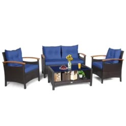 Tangkula 4-Piece Patio Rattan Furniture Set with Cushioned Seating 15 Tangkula 4-Piece Patio Rattan Furniture Set with Cushioned Seating -Tangkula Shop GUEST 8b6f9bd9 c4d0 4612 b4f2 7e33f34dbbca