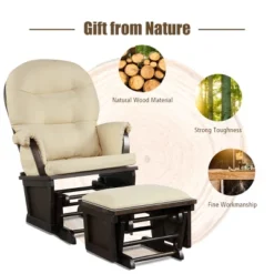 Tangkula Ergonomic Rocking Chair Baby Nursery Chair Glider With Ottoman 18 Tangkula Ergonomic Rocking Chair Baby Nursery Chair Glider With Ottoman -Tangkula Shop GUEST 8f1448c6 5840 4d53 885a 7fd8ade09838
