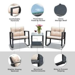 Tangkula 3 PCS Patio Rattan Wicker Chaise Chair Table Set Outdoor Rattan Furniture -Tangkula Shop GUEST 8f1b8c5f 2cfc 4cf8 b28a 0c3f78b22a6a