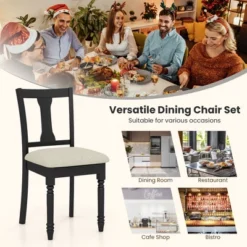 Tangkula Set Of 4 Upholstered Wooden Dining Chair W/ Seat Storage Space -Tangkula Shop GUEST 8f29a447 ce51 4a19 9d03 f0cf1d5da544