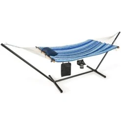 Tangkula 12Ft Hammock with Heavy-Duty Steel Stand and Quilted Mat 11 Tangkula 12Ft Hammock with Heavy-Duty Steel Stand and Quilted Mat -Tangkula Shop GUEST 9020dfe2 e2ba 4ecd 9d07 cd7f296e1932