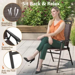 Tangkula 3 PCS Outdoor Bistro Dining Furniture Set W/1.57" Umbrella Hole Rippled 14 Tangkula 3 PCS Outdoor Bistro Dining Furniture Set W/1.57" Umbrella Hole Rippled -Tangkula Shop GUEST 90791ed3 9a82 412b 9ff9 e14ef67ba4b9