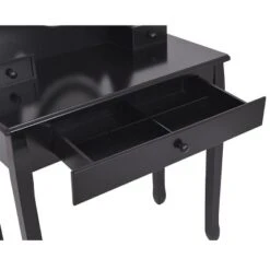 Tangkula Mirrored Dressing Table Wooden Vanity Makeup Unit W/ Cushioned Stool 13 Tangkula Mirrored Dressing Table Wooden Vanity Makeup Unit W/ Cushioned Stool -Tangkula Shop GUEST 91b9a9a7 2859 4019 9fdc 0c492b69ed6a