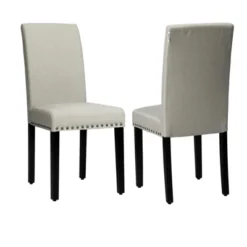 Tangkula 2-Piece Upholstered Linen Fabric Dining Chairs With High Backrest & Padded Seat -Tangkula Shop GUEST 94ddc9cf 6e79 4693 8ae7 bd5d7dea5e19