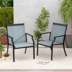 Tangkula Set of 4 Outdoor Patio Dining Chairs with Comfortable Armrests -Tangkula Shop GUEST 951fa260 5c3a 4f97 b91e b8e2d17f698c