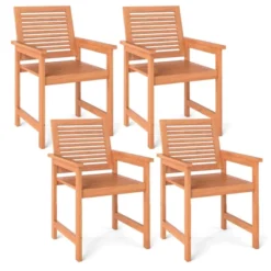 Tangkula Patio Chairs Set of 4 - Solid Wood Outdoor Dining Chairs with Ergonomic Backrest 19 Tangkula Patio Chairs Set of 4 - Solid Wood Outdoor Dining Chairs with Ergonomic Backrest -Tangkula Shop GUEST 959d0b38 4f58 482f 9795 a3e4c4cc6998