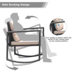 Tangkula 3 PCS Patio Rattan Wicker Chaise Chair Table Set Outdoor Rattan Furniture -Tangkula Shop GUEST 95ad6d21 1290 4bb6 8f8d 95ca12b01e0d