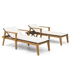 Tangkula 4 Piece Outdoor Chaise Lounge Chair Set Rattan With Armrests & 4-Level Backrest Folding Coffee Table & Cushioned Acacia Wood Lounge Chair Set 13 Tangkula 4 Piece Outdoor Chaise Lounge Chair Set Rattan With Armrests & 4-Level Backrest Folding Coffee Table & Cushioned Acacia Wood Lounge Chair Set -Tangkula Shop GUEST 99785d11 2eaa 4b0c 9571 0024bc7b63ae