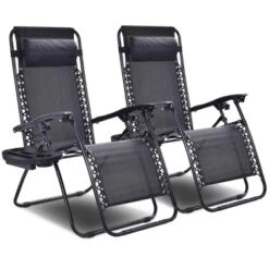 Tangkula 2PC Zero Gravity Chair Adjustable Recliners Textiliene -Tangkula Shop GUEST 9a404d2b d926 4e78 b32e 5a5a93d35094