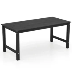 Tangkula 67" HDPE Outdoor Dining Table - 6 Person All-Weather Patio Table -Tangkula Shop GUEST 9a5a22c1 fa74 4185 875a 8b4559dcdd0b
