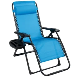 Tangkula Oversized Zero Gravity Lounge Chair Folding Recliner W/ Cup Holder & Pillow Blue 9 Tangkula Oversized Zero Gravity Lounge Chair Folding Recliner W/ Cup Holder & Pillow Blue -Tangkula Shop GUEST 9af0ddcd e856 47c2 82ce c285eaf37166