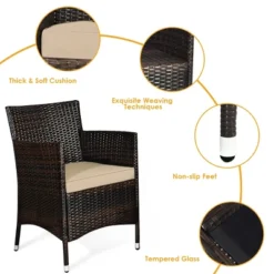 Tangkula 8-Piece Patio Rattan Conversation Set with Cushions & Coffee Tables -Tangkula Shop GUEST 9ce36e73 fb8d 44b4 8d53 f2859c0ef56e 1