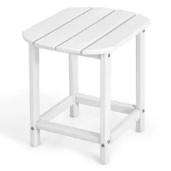 Tangkula Adirondack Outdoor Side Table - Weather Resistant Patio Tea Table -Tangkula Shop GUEST 9d944f28 b2c1 4583 a112 69697d856541