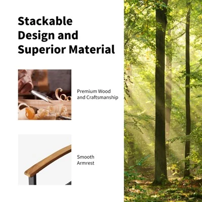 Tangkula 2 PCS Patio Furniture Set Weather-Resistant Rattan Bench Wicker Loveseat Steel Frame For Yard Garden Poolside 9 Tangkula 2 PCS Patio Furniture Set Weather-Resistant Rattan Bench Wicker Loveseat Steel Frame For Yard Garden Poolside - Image 9