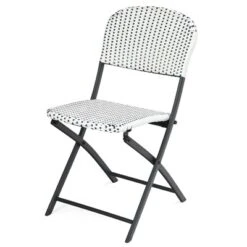 Tangkula 3-Piece Outdoor Rattan Bistro Set – Foldable Wicker Table and Chairs -Tangkula Shop GUEST a4450a86 987e 43a3 983c 3b4fa527ea5f