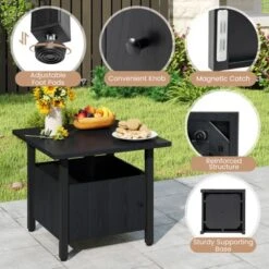 Tangkula Outdoor Side Table W/ 1.89" Umbrella Hole Patio Umbrella Table Base Stand 14 Tangkula Outdoor Side Table W/ 1.89" Umbrella Hole Patio Umbrella Table Base Stand -Tangkula Shop GUEST a4a4084f 2e9a 4c67 869b 6551f842e456