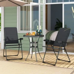 Tangkula 4-Piece Adjustable Reclining Patio Folding Chairs with Padded Seats 12 Tangkula 4-Piece Adjustable Reclining Patio Folding Chairs with Padded Seats -Tangkula Shop GUEST a9441182 0adc 4bdf 978a 248efc3252d1 1