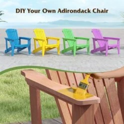 Tangkula 4PCS Solid Wood Garden Adirondack Chairs with High Backrest & Contoured Seat 13 Tangkula 4PCS Solid Wood Garden Adirondack Chairs with High Backrest & Contoured Seat -Tangkula Shop GUEST a9decaeb 7847 42e9 b629 0dda638428bc 2