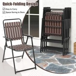 Tangkula 4-Piece Portable Patio Folding Chairs with Heavy-Duty 400 lbs Capacity 15 Tangkula 4-Piece Portable Patio Folding Chairs with Heavy-Duty 400 lbs Capacity -Tangkula Shop GUEST ab6f5f88 b4aa 4146 b9b5 5a0897bd43a9