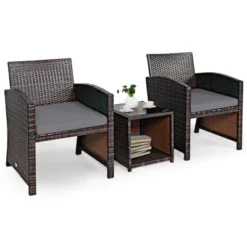 Tangkula 3-Piece Patio Rattan Furniture Set with Coffee Table and Soft Cushions -Tangkula Shop GUEST ac46bf48 1e00 4e61 8fd9 ade1a01edd56 1