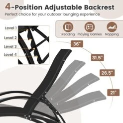 Tangkula Rocking Chair Outdoor 2-in-1 Convertible Lounge Chair With 4-Level Adjustable Backrest Heavy-Duty Aluminum Frame Patio Sun Lounger Rocker 13 Tangkula Rocking Chair Outdoor 2-in-1 Convertible Lounge Chair With 4-Level Adjustable Backrest Heavy-Duty Aluminum Frame Patio Sun Lounger Rocker -Tangkula Shop GUEST afff0ad0 ed61 4105 b549 c611341c7dc8